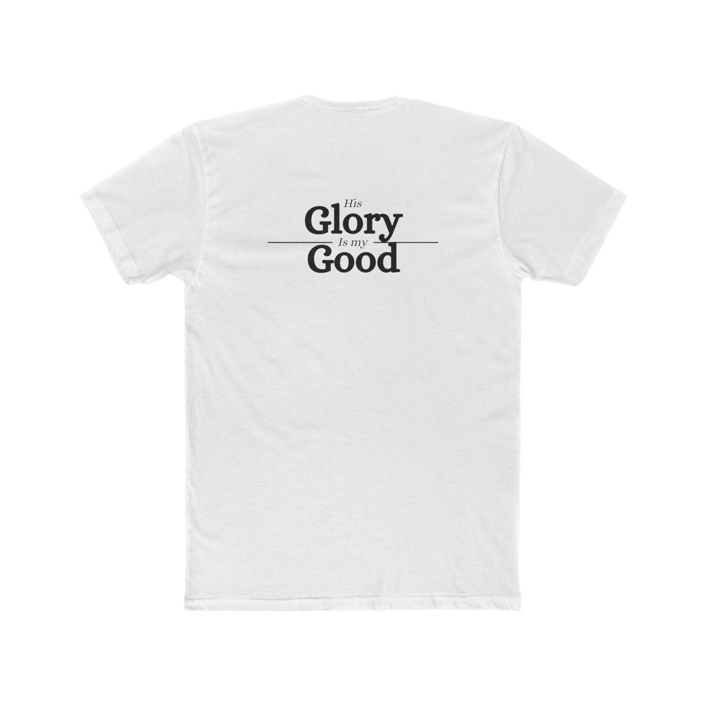 Crew Tee — 'The Glory of Good' Minimal Logo T‑Shirt