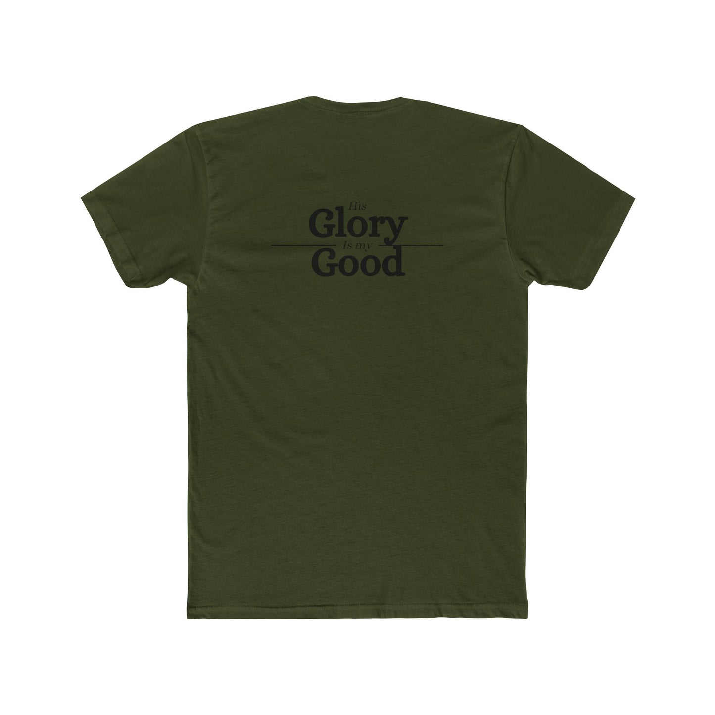 Crew Tee — 'The Glory of Good' Minimal Logo T‑Shirt