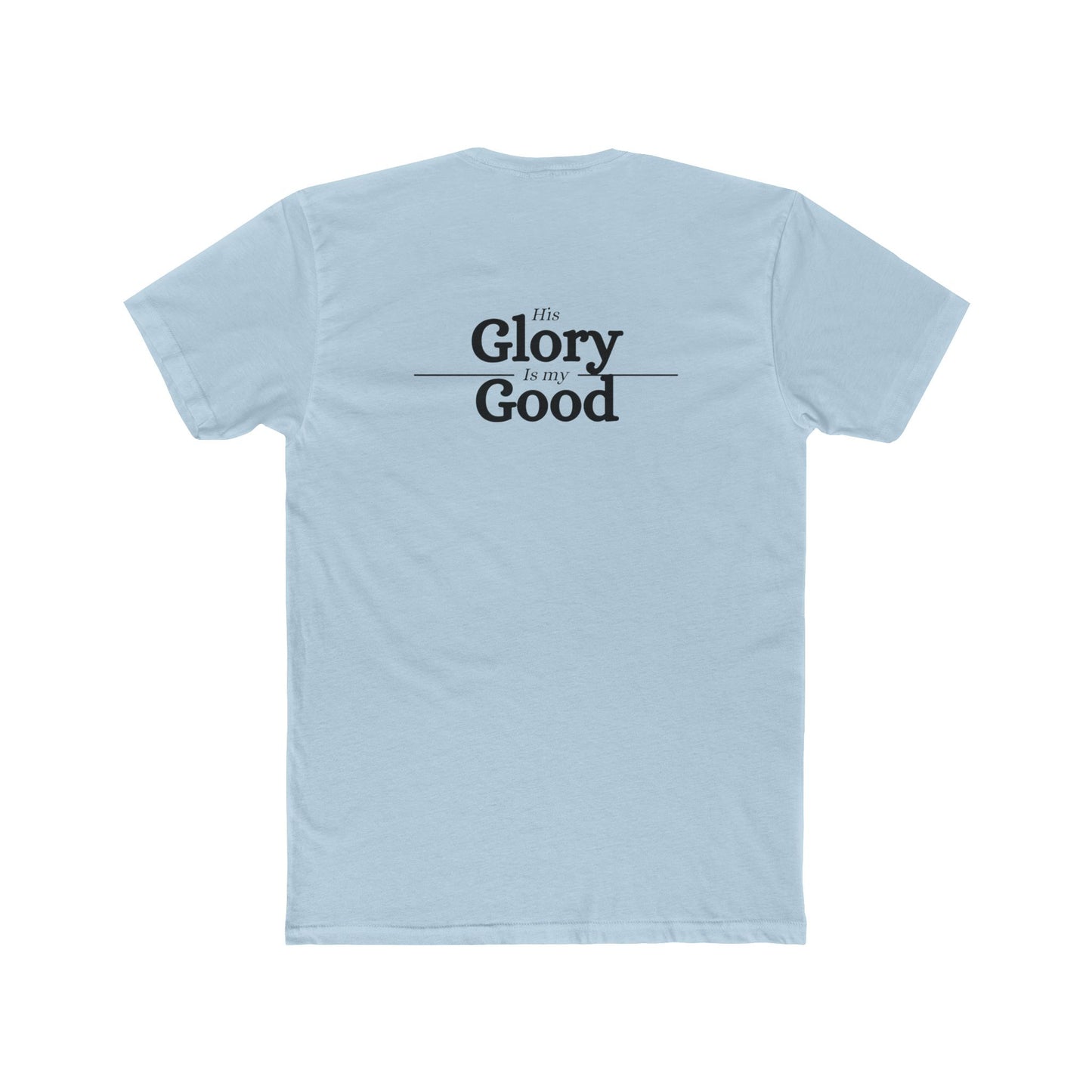 Crew Tee — 'The Glory of Good' Minimal Logo T‑Shirt