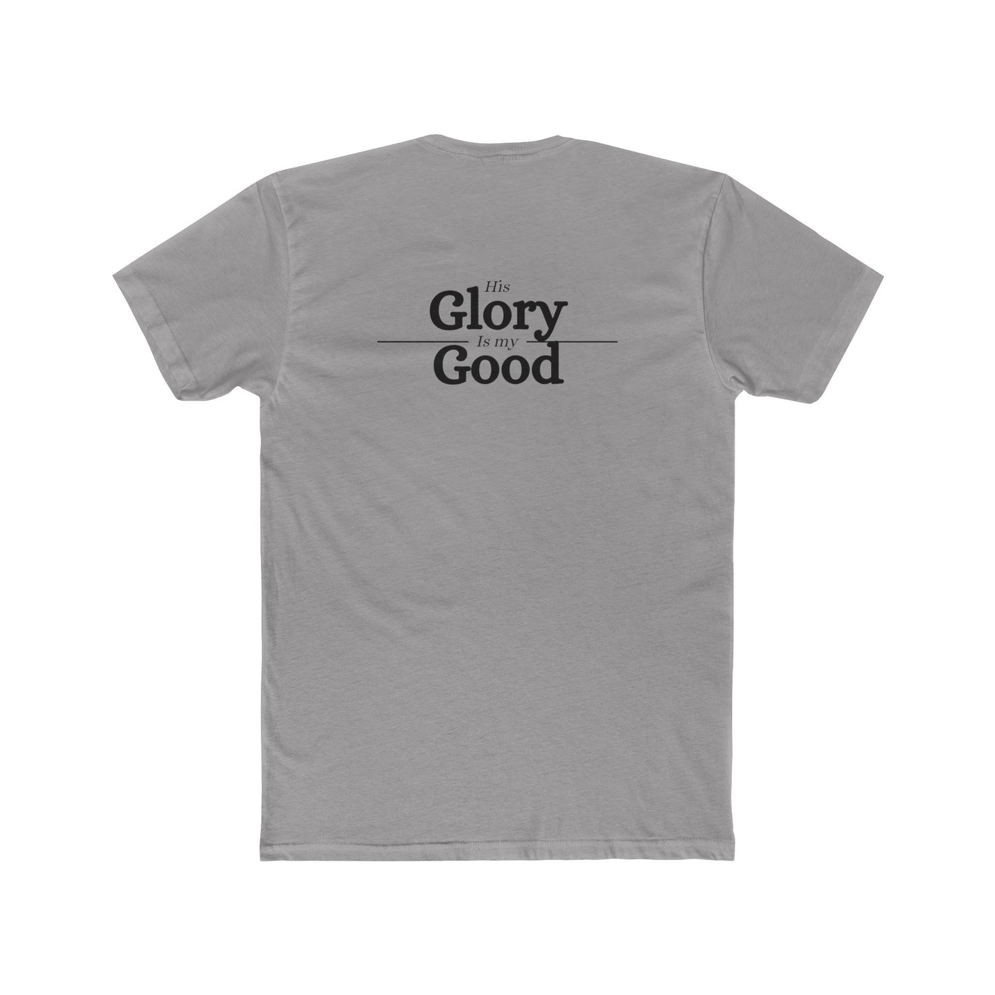 Crew Tee — 'The Glory of Good' Minimal Logo T‑Shirt