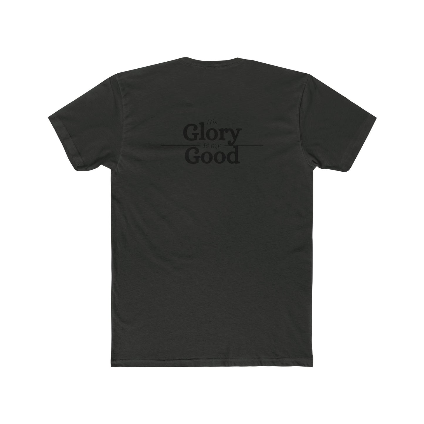 Crew Tee — 'The Glory of Good' Minimal Logo T‑Shirt