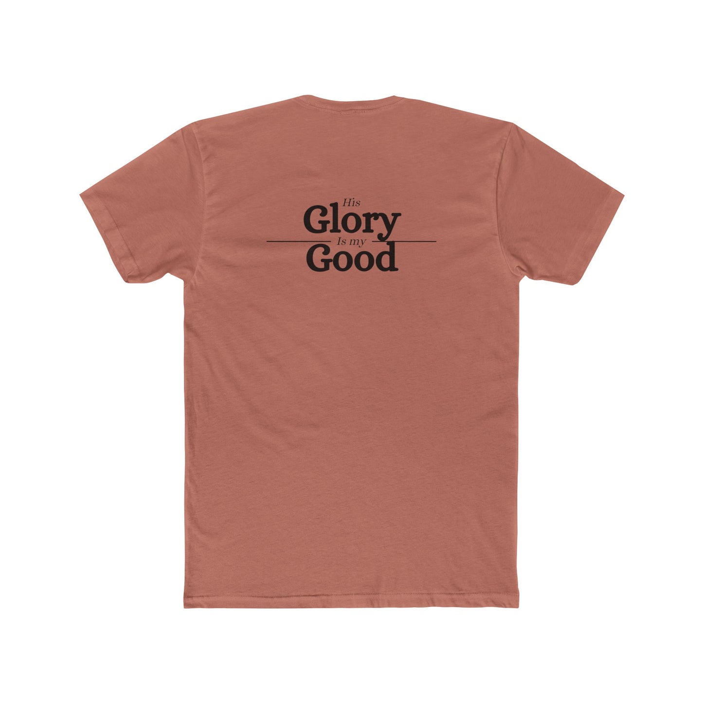 Crew Tee — 'The Glory of Good' Minimal Logo T‑Shirt